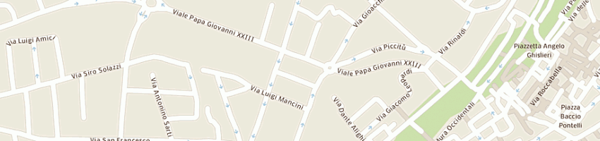 Mappa della impresa magagnini mauro a JESI
