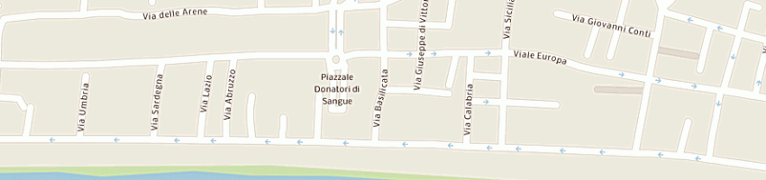 Mappa della impresa capogna attilio a TERRACINA