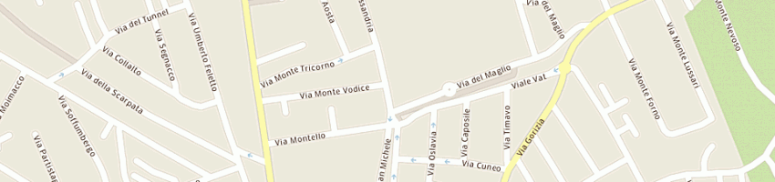 Mappa della impresa poste italiane - uffici postali a VENEZIA