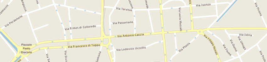 Mappa della impresa minotti e vittoretti di vittoretti patrizia a UDINE