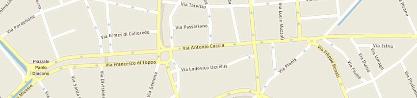 Mappa della impresa sistema sosta e mobilita' spa a UDINE