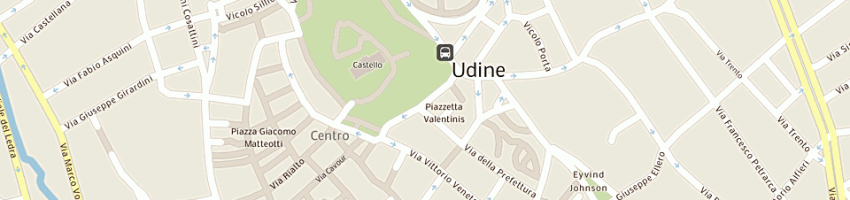 Mappa della impresa burelli ar e gennaro p a UDINE