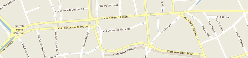 Mappa della impresa della pietra sandro a UDINE