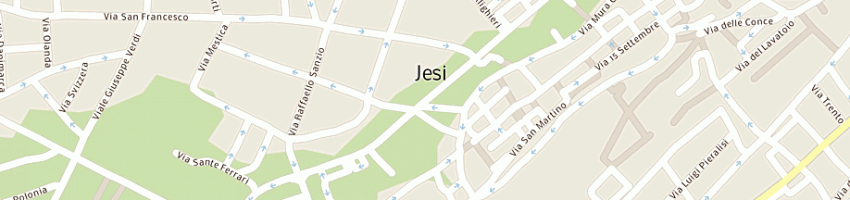 Mappa della impresa cofathec servizi spa a JESI