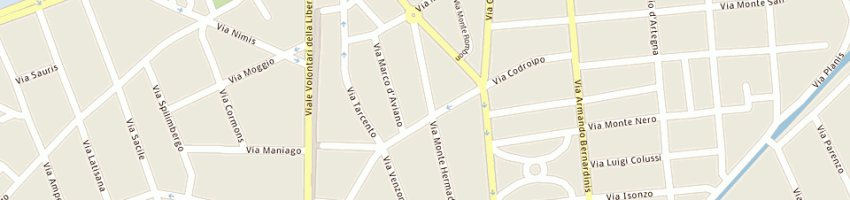 Mappa della impresa de re marco a UDINE