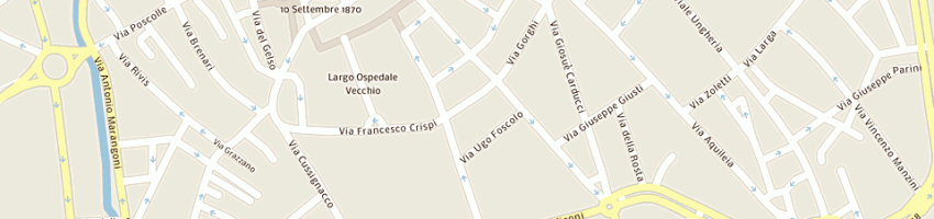 Mappa della impresa manutencoop facility management spa a UDINE