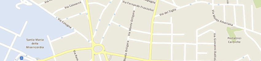 Mappa della impresa salone adriana a UDINE
