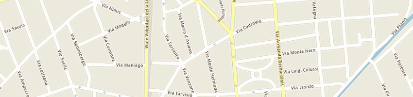 Mappa della impresa friulana collanti a UDINE