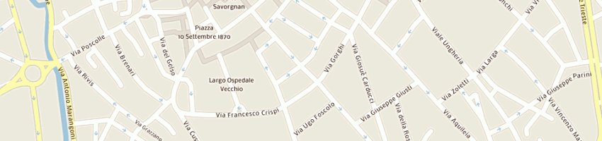 Mappa della impresa tecnograph a UDINE