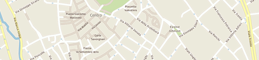 Mappa della impresa parrocchia del duomo a UDINE