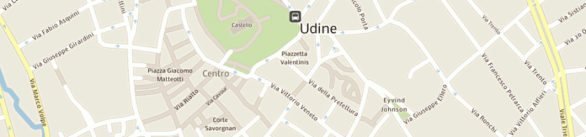 Mappa della impresa cescutti massimo a UDINE