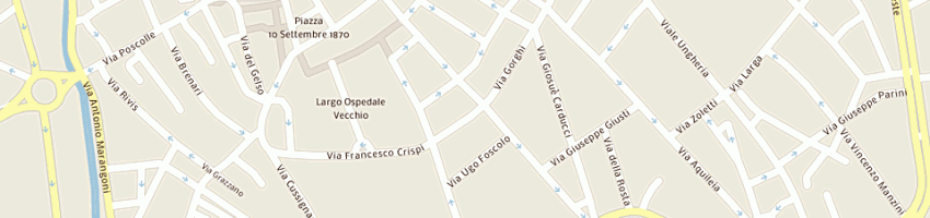Mappa della impresa picotti pierfrancesco a UDINE