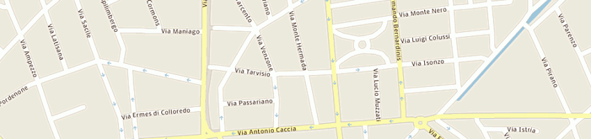 Mappa della impresa zanco pier luigi a UDINE