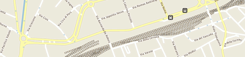 Mappa della impresa ristorante felix di colak tomislav a UDINE