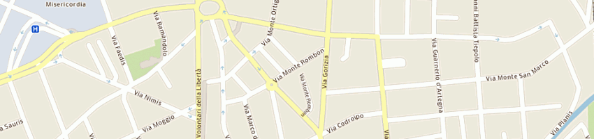 Mappa della impresa piva enzo a UDINE