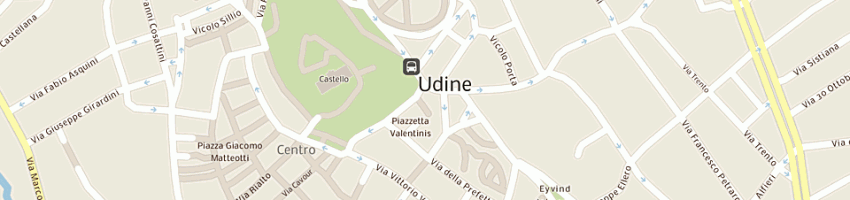 Mappa della impresa nadali di giovanni nadali sas a UDINE