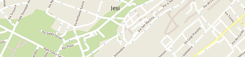 Mappa della impresa ginesi marco a JESI
