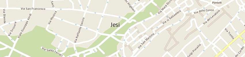Mappa della impresa pasquini marcello a JESI