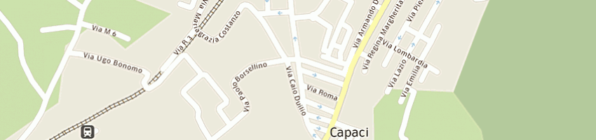 Mappa della impresa internet point d lucido arianna a CAPACI