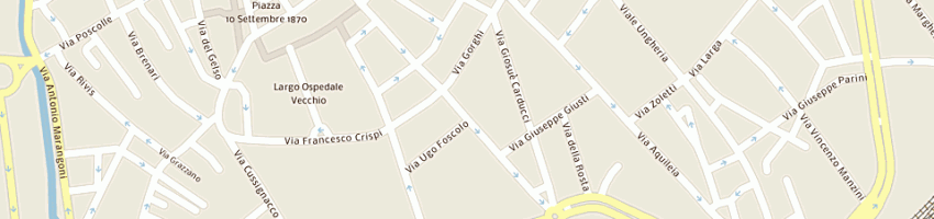 Mappa della impresa asquini maurizio a UDINE
