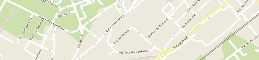 Mappa della impresa adria lab srl a JESI