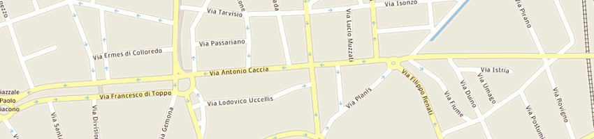 Mappa della impresa plan system srl a UDINE
