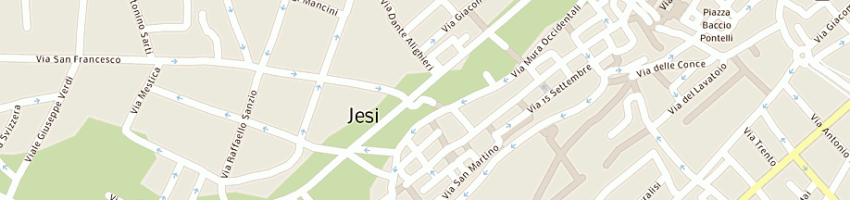Mappa della impresa ciarimboli giuseppe a JESI