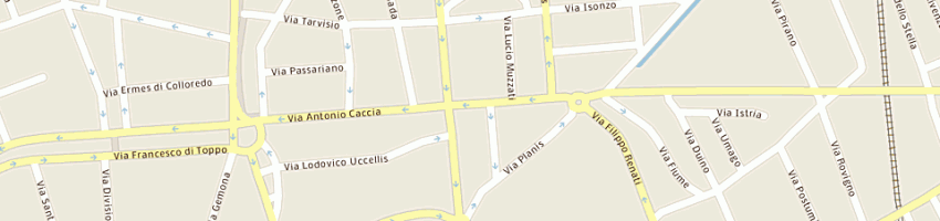 Mappa della impresa zuccolo fabrizio a UDINE