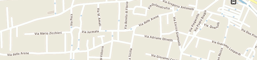 Mappa della impresa pizzeria arene snc di faiola orvelia e c a TERRACINA