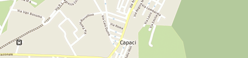Mappa della impresa di pasquale vincenzo a CAPACI