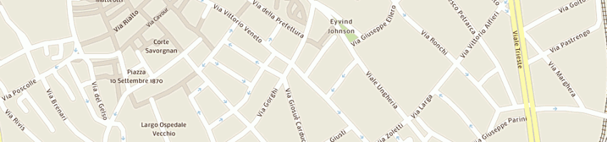 Mappa della impresa casa della parrucca a UDINE