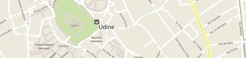 Mappa della impresa associazione scuole primarie achille comoretto a UDINE