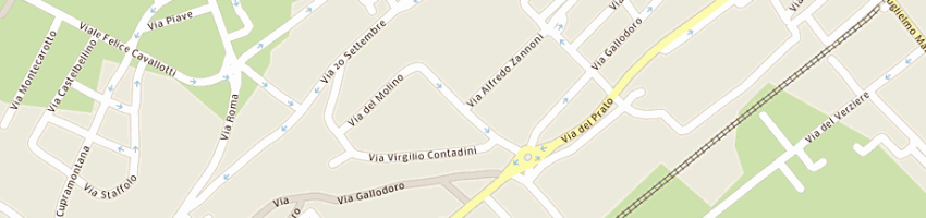 Mappa della impresa filipponi diego a JESI