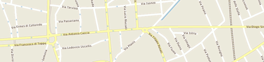 Mappa della impresa oglietti mauro a UDINE