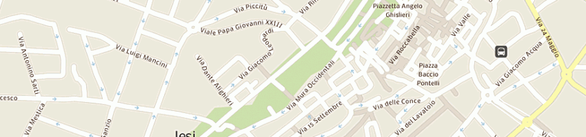 Mappa della impresa tigano p mario a JESI