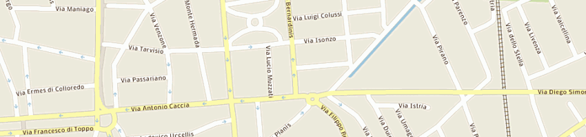 Mappa della impresa scuole pubbliche materne 3b circolo didattico a UDINE