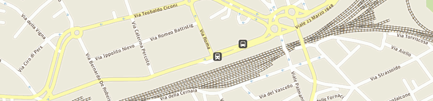 Mappa della impresa contarino davide a UDINE