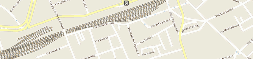 Mappa della impresa aerre elettronica (snc) a UDINE