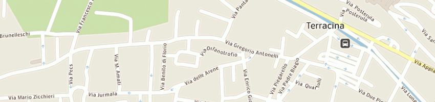 Mappa della impresa provinci di latina a TERRACINA