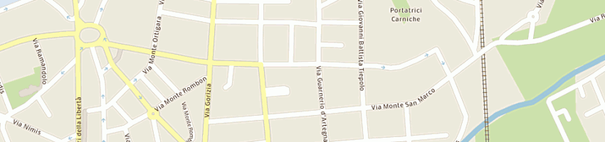 Mappa della impresa colle roberto a UDINE
