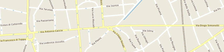 Mappa della impresa marzona romeo laboratorio orologeria a UDINE