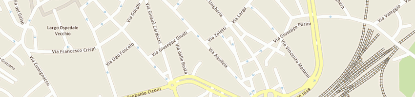 Mappa della impresa flaugnatti dino a UDINE