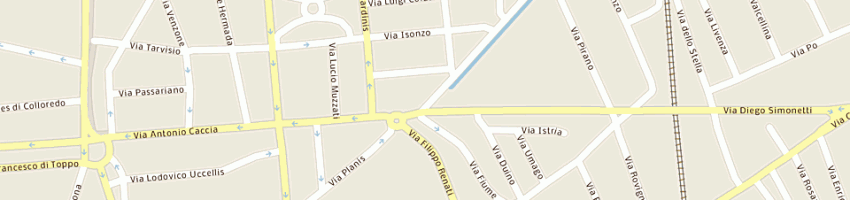 Mappa della impresa hobby market srl a UDINE