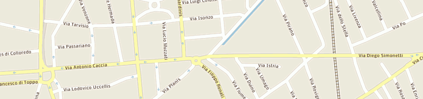 Mappa della impresa associazione culturale sonam a UDINE