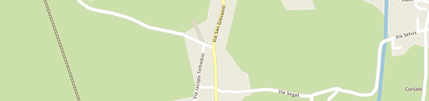 Mappa della impresa bulfone maura a REANA DEL ROJALE