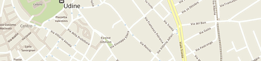 Mappa della impresa rinaldi aldo a UDINE