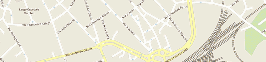 Mappa della impresa borsetta raimondo a UDINE