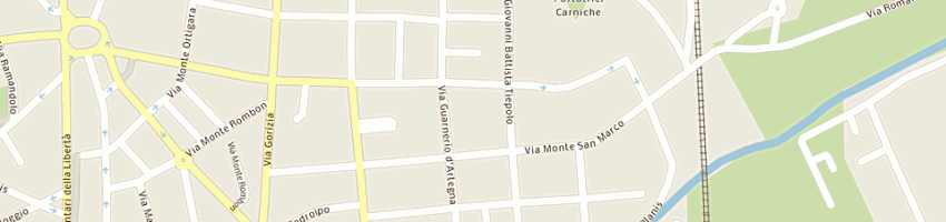 Mappa della impresa bortoli mario a UDINE