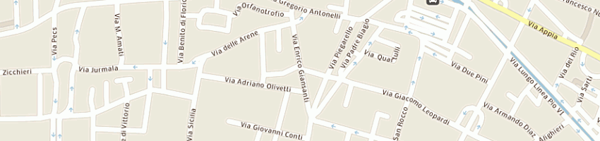 Mappa della impresa tracom di berruti stefano e c sas a TERRACINA