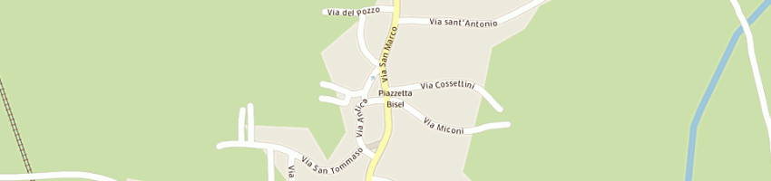 Mappa della impresa poste italiane a REANA DEL ROJALE